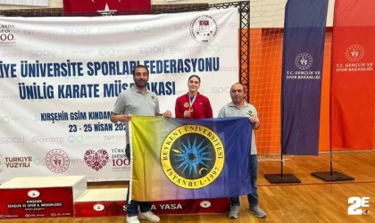 Karate Türkiye Şampiyonası'nda madalya sevinci