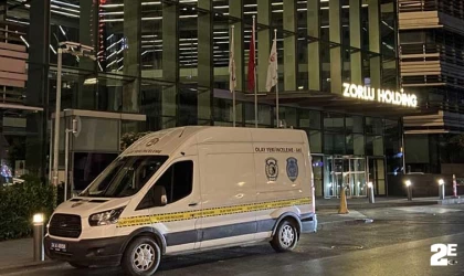 Zorlu Holding binasına silahla ateş açıldı